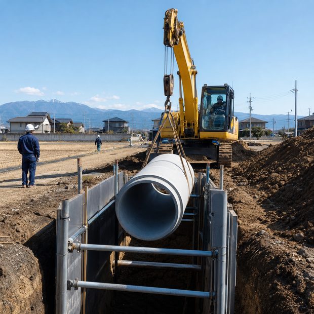 上下水道工事のイメージ
